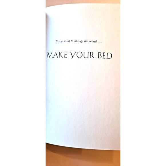 Make Your Bed, by Admiral William H. McRaven - Picture 5 of 8